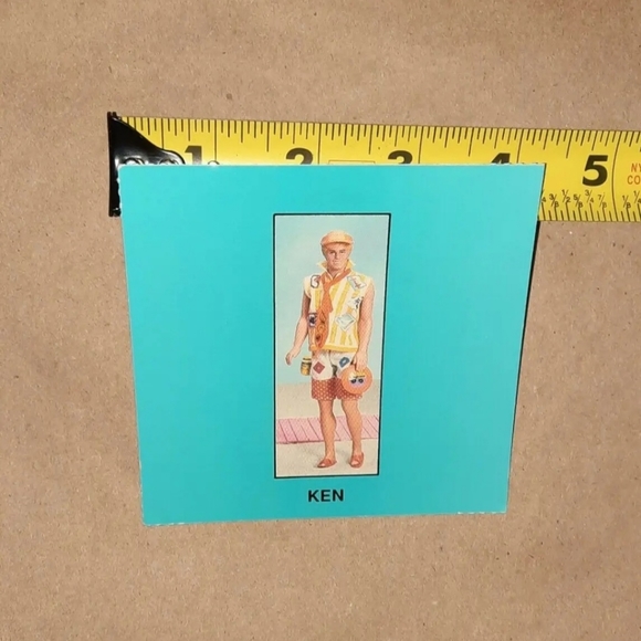 Vintage Barbie Card 1989 Barbie Just Us Girls Game Replacement Piece - Picture 5 of 6